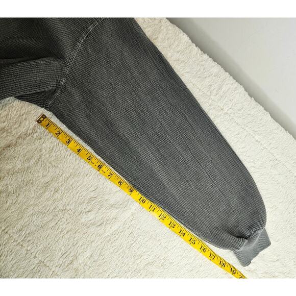 EzzE Wear Collection 2XL Vintage gray Rippled Shirts. Snap Buttondown. Grunge - Picture 6 of 14